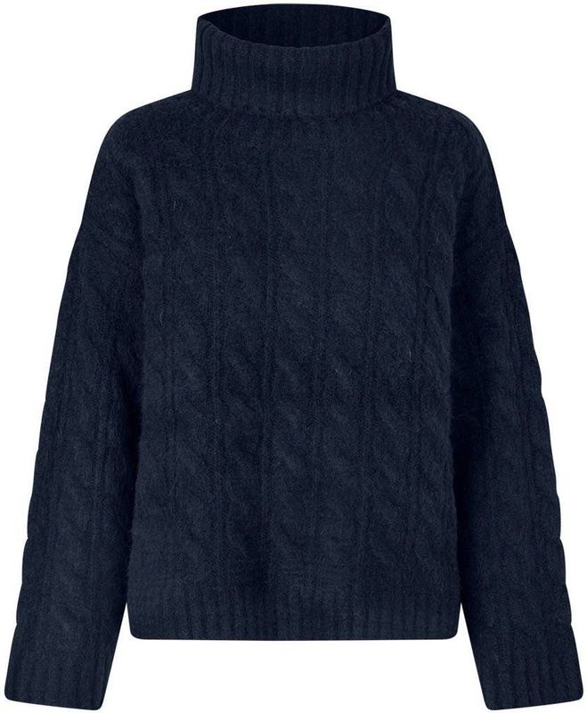 Lollys Laundry - ResnoLL - Gebreide Trui - Donkerblauw