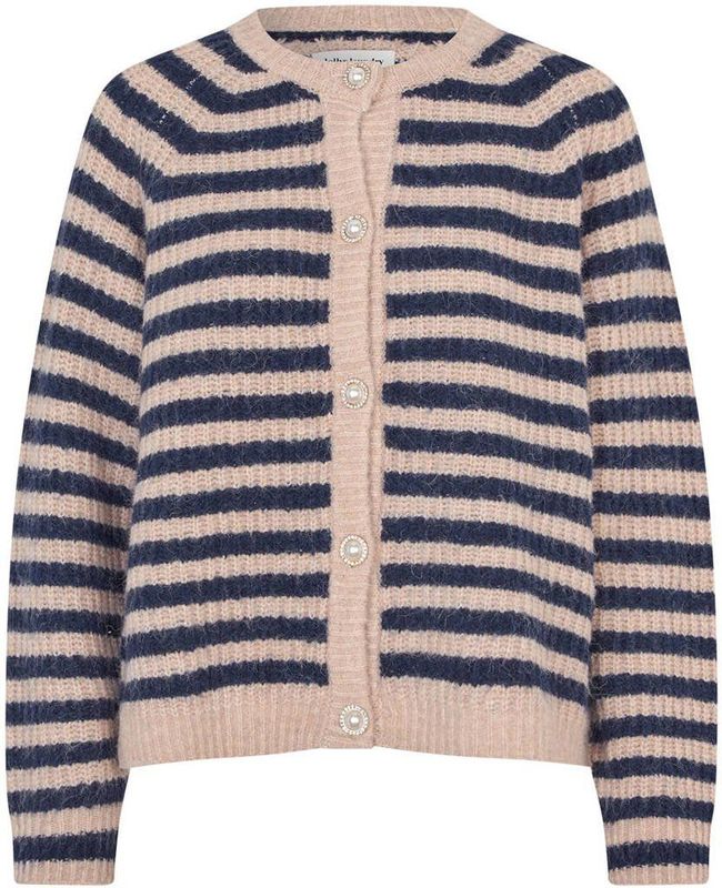 Lollys Laundry - Novall Cardigan - Cardigan - Blauw - 25474-5016