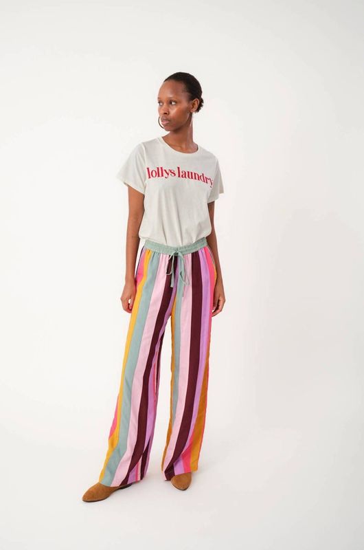 Lollys laundry - T-shirt - Ecru - Katoen