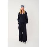 Lollys Laundry - ZolaLL - Wide Leg Pantalon - Blauw