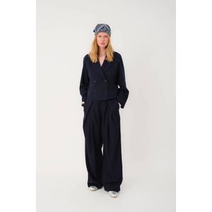 Lollys Laundry - ZolaLL - Wide Leg Pantalon - Blauw