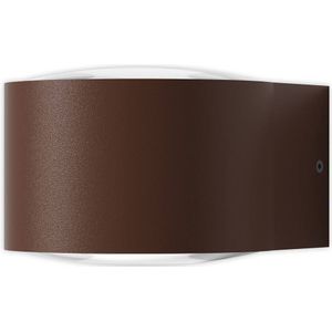 LOOM DESIGN Frey LED wandlamp IP65 2x6W corten