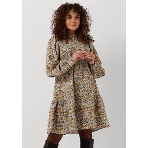 Moss Copenhagen - Minetta Benina AOP - Cocktailjurk - Groen - 88% Ecovero Viscose