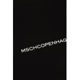 MSCH Copenhagen Terina Organic Small Logo Tee Tops T-shirts Dames - Shirt - Zwart