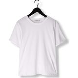 MSCH Copenhagen Mschterina Organic Tee Tops T-shirts Dames - Shirt - Ecru