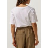 MSCH Copenhagen Mschterina Organic Tee Tops T-shirts Dames - Shirt - Ecru