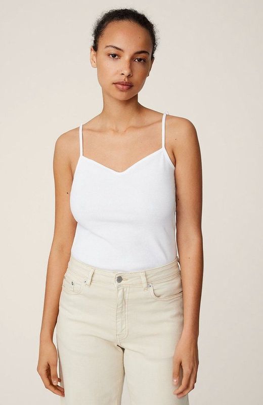 17606 MSCHRasmia V Neck Strap Top