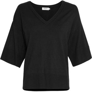 Oversized T-shirt - V-hals - Viscose - Eslina