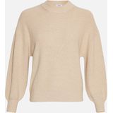 MSCH Copenhagen Mschacentia Rachelle Pullover Truien & vesten Dames - Sweater - Hoodie - Vest- Zand