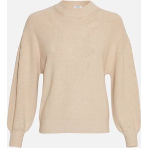 MSCH Copenhagen Mschacentia Rachelle Pullover Truien & vesten Dames - Sweater - Hoodie - Vest- Zand