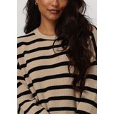 Gebreide Trui - Streep - Ecovero Viscose - Licht Losse Pasvorm