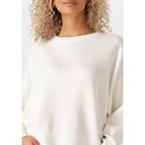 MSCH Copenhagen Mschdalvina Ima Q Sweatshirt Truien & vesten Dames Sweater Hoodie Vest Gebroken wit