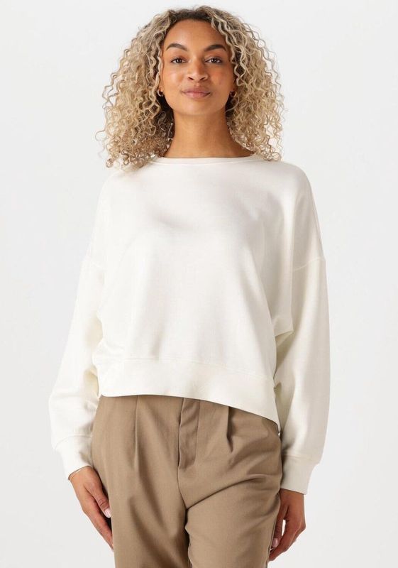 MSCH Copenhagen Mschdalvina Ima Q Sweatshirt Truien & vesten Dames Sweater Hoodie Vest Gebroken wit