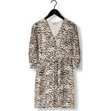Blousejurk - Dierenprint - Lyocell - Driekwart Mouw - Gedrapeerd