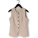 MSCH Copenhagen Mschmirabelle Michelle Vest Blazers Dames - Zand - Maat S/M