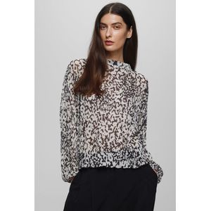 Moss Copenhagen - Plisse Top - Donette Illenora - Lichtgewicht Mesh - Zachte Tint