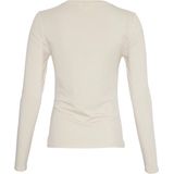 Beige longsleeve met ronde hals Betrina - MSCH Copenhagen