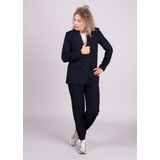 Donkerblauwe krijtstreep pantalon Maelynn - MSCH Copenhagen