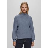 MSCH Copenhagen - Mercy - Fijn Gebreide Trui - Grijs - Hoge Hals