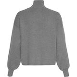 MSCH Copenhagen - Mercy - Fijn Gebreide Trui - Grijs - Hoge Hals