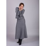 MSCH Copenhagen - Ginette East - A-lijnrok - Grijs - Wolmix