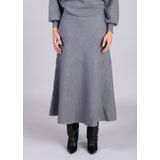 MSCH Copenhagen - Ginette East - A-lijnrok - Grijs - Wolmix