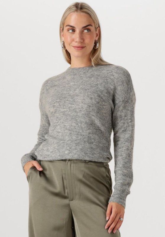 Grijze fijn gebreide trui met ronde hals Festina Hope MSCH Copenhagen
