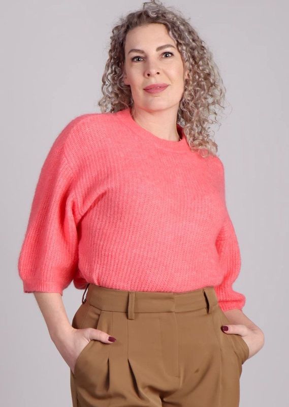 Moss Copenhagen - Hila Hope - Trui - Coral - Gerecycled Materiaal