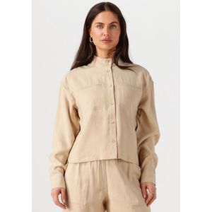 Moss Copenhagen - Blouse Selia - Beige - Polyester voor Dames
