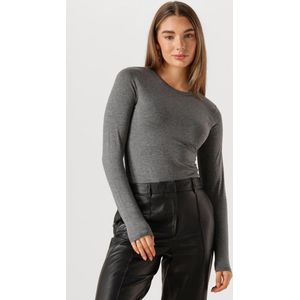 MSCH Copenhagen Mschbetrina O Ls Top Tops T-shirts Dames - Shirt - Antraciet