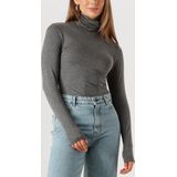 MSCH Copenhagen Mschbetrina R Ls Top Truien vesten Dames - Sweater - Hoodie - Vest- Antraciet