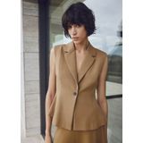 MSCH Copenhagen - Krissy Henrika - Gilet - Beige - 50% Gerecycled Polyester