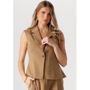 MSCH Copenhagen - Krissy Henrika - Gilet - Beige - 50% Gerecycled Polyester