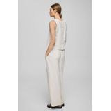 Moss Copenhagen - Mschdisa SL Top - Beige - Lichte Stof