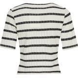 MSCH Copenhagen - Kenja Top - Gestreept - Wit - 2/4 Mouw