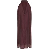 Moss Copenhagen - Faustina SL Jurk - Rood - Dames