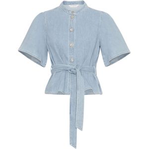MSCH Copenhagen Blouse Ingrid Lis Blauw dames