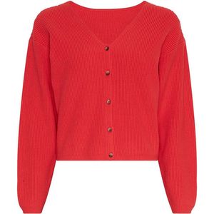 MSCH Copenhagen Mschklaka Cardigan Truien & vesten Dames - Sweater - Hoodie - Vest- Oranje - Maat XS/S