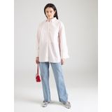 MSCH COPENHAGEN Blouse 'MSCHErina Zenika'  rosa / wit