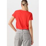 MSCH Copenhagen Mschfenya Modal V Neck Tee - Oranje - Dames T-shirt