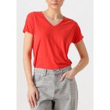 MSCH Copenhagen Mschfenya Modal V Neck Tee - Oranje - Dames T-shirt