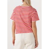 MSCH Copenhagen - Mschkemba Bahara Ss Pullover - Top - Rood - Streep