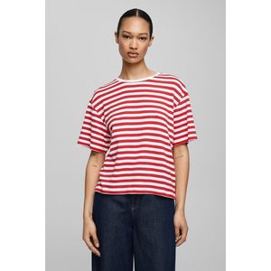 MSCH Copenhagen - Mschkemba Bahara Ss Pullover - Top - Rood - Streep