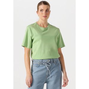 MSCH Copenhagen Mschmelea Icon Tee Tops & T-shirts Dames - Shirt - Groen - Maat S/M