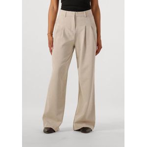 MSCH Copenhagen - Mschmirabelle Michelle Hw Pleat Pants - Beige - Broeken Dames