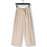 MSCH COPENHAGEN - AMABELLA HW PANTS - Pantalon - Zandkleurig - Lichte Stof