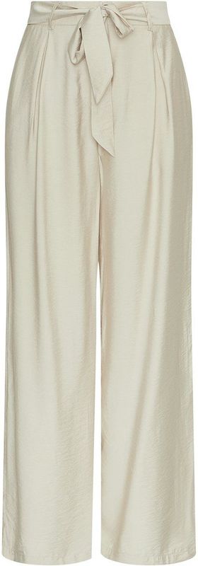MSCH COPENHAGEN - AMABELLA HW PANTS - Pantalon - Zandkleurig - Lichte Stof