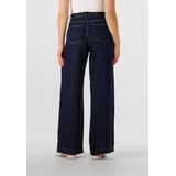 MSCH Copenhagen - Mschjosephine Rue Hw Pants - Broek - Donkerblauw - Katoen