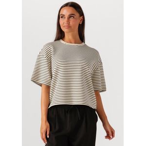 MSCH Copenhagen - Sweater 19189-16000 - Damestrui - Zwart-Wit Gestreept