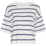 Moss Copenhagen - Geanine Rachelle - Gebreide Trui - Gestreept - Korte Mouwen